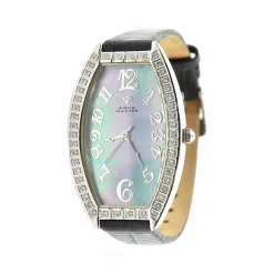 Aqua Master Diamond Bezel and Mother of Pearl Ladies Wristwatch Ref SAM 97