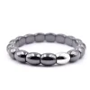 Black Ceramic and 18k White Gold Station Bracelet