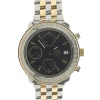 Breitling Black Stainless Steel & 18 Karat Yellow Gold Astromat Longitude