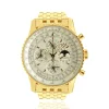 Breitling 18k Yellow Gold Navitimer Quantieme Perpetual Calendar 43mm