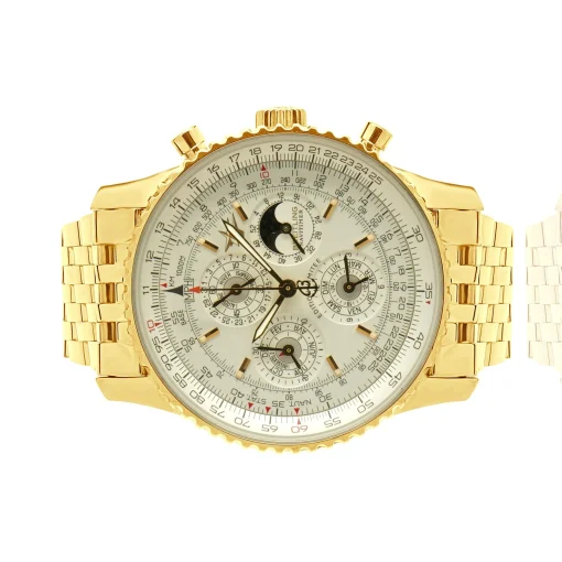 Breitling 18k Yellow Gold Navitimer Quantieme Perpetual Calendar 43mm