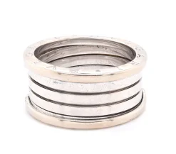 Bulgari 18 Karat White Gold B. Zero 1 Ring