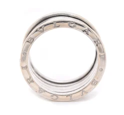 Bulgari 18 Karat White Gold B. Zero 1 Ring