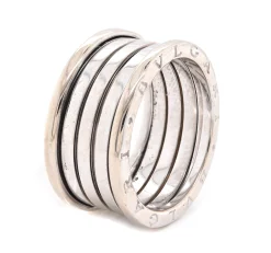 Bulgari 18 Karat White Gold B. Zero 1 Ring