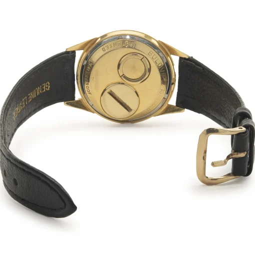Bulova 18 Karat Yellow Gold Vintage Accutron Skeleton