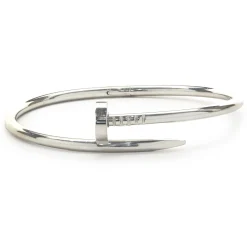 Cartier 18 Karat White Gold Juste Un Clou Bracelet