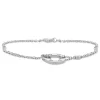 Cartier 18 Karat White Gold Diamond Love Circle Necklace