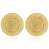 Chanel 1990 Medallion Earrings