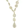 Chanel Pancake Pearl Necklace with Pearl Lariat