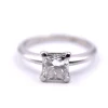 1.00ct Princess Cut Platinum Diamond Engagement Ring