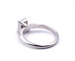 1.00ct Princess Cut Platinum Diamond Engagement Ring