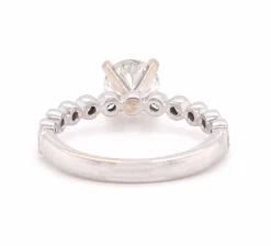1.00ct Round 14 Karat White Gold Diamond Engagement Ring