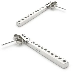 Diamond 18k White Gold Drop Earrings