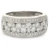 Effy 14 Karat White Gold Diamond Bubble Band