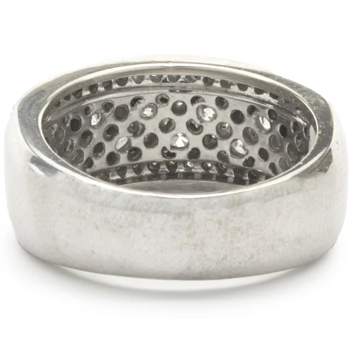 Effy 14 Karat White Gold Diamond Bubble Band