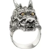 Effy Sterling Silver Dragons Head Ring