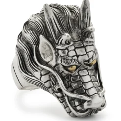 Effy Sterling Silver Dragons Head Ring