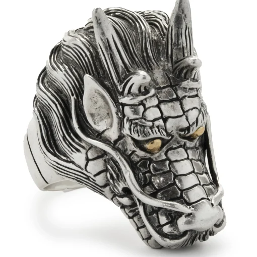 Effy Sterling Silver Dragons Head Ring