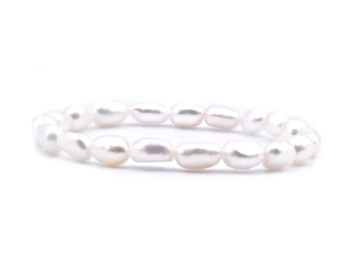 Freshwater Cultured Potato Pearl Stretch Bracelet