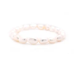 Freshwater Cultured Potato Pearl Stretch Bracelet