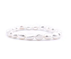 Freshwater Cultured Potato Pearl Stretch Bracelet