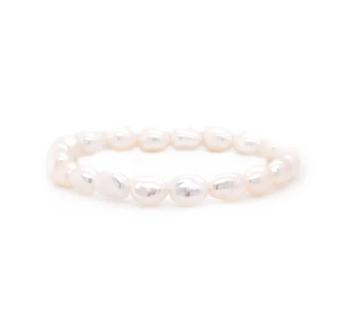 Freshwater Cultured Potato Pearl Stretch Bracelet