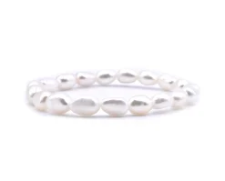 Freshwater Cultured Potato Pearl Stretch Bracelet