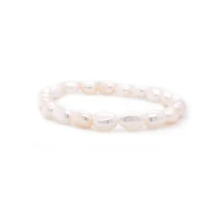 Freshwater Cultured Potato Pearl Stretch Bracelet