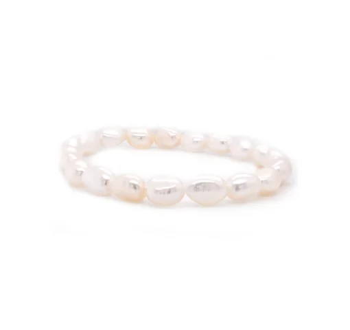 Freshwater Cultured Potato Pearl Stretch Bracelet