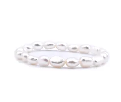 Freshwater Cultured Potato Pearl Stretch Bracelet