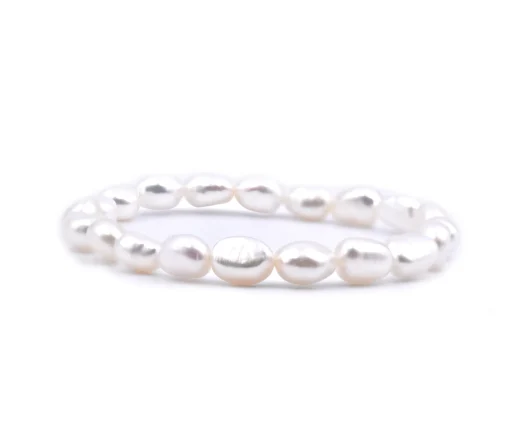 Freshwater Cultured Potato Pearl Stretch Bracelet