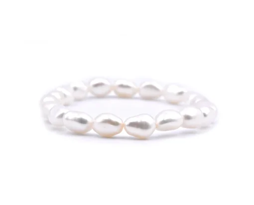 Freshwater Cultured Potato Pearl Stretch Bracelet