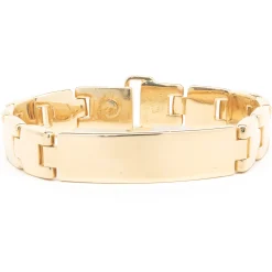 Gucci 18 Karat Yellow Gold ID Bracelet