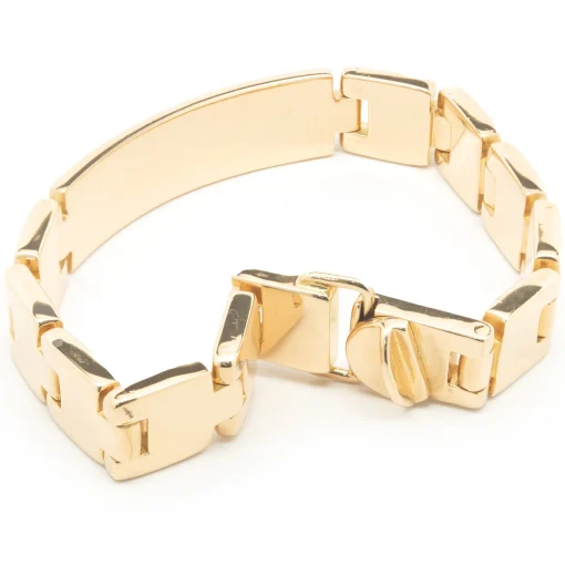 Gucci 18 Karat Yellow Gold ID Bracelet