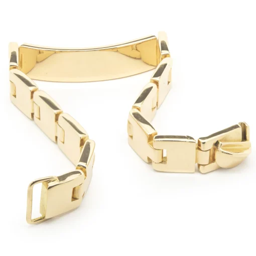 Gucci 18 Karat Yellow Gold ID Bracelet