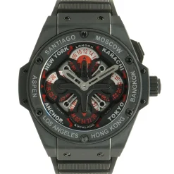 Hublot Black Ceramic Big Bang King Power Unico GMT 48mm