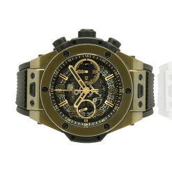 Hublot Ceramic 18 Karat Big Bang Chronograph Unico Magic Gold