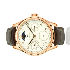 IWC 18 Karat Rose Gold Portuguese Perpetual Calendar