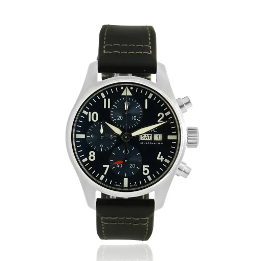 IWC Stainless Steel Pilot Chronograph 41mm