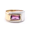 Jean Francois Albert 18 Karat Two Tone Rhodolite Garnet Ring