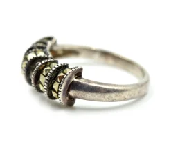 Judith Jack Marcasite Sterling Silver Fashion Ring