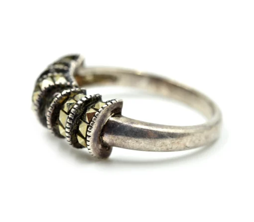 Judith Jack Marcasite Sterling Silver Fashion Ring