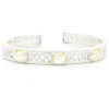 Judith Ripka Sterling Silver Lemon Quartz Cuff Bracelet