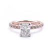 14K Rose Gold 1.27ct Diamond Engagement Ring