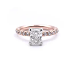 14K Rose Gold 1.27ct Diamond Engagement Ring