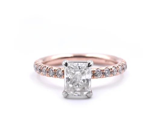 14K Rose Gold 1.27ct Diamond Engagement Ring