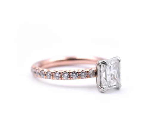 14K Rose Gold 1.27ct Diamond Engagement Ring