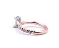14K Rose Gold 1.27ct Diamond Engagement Ring