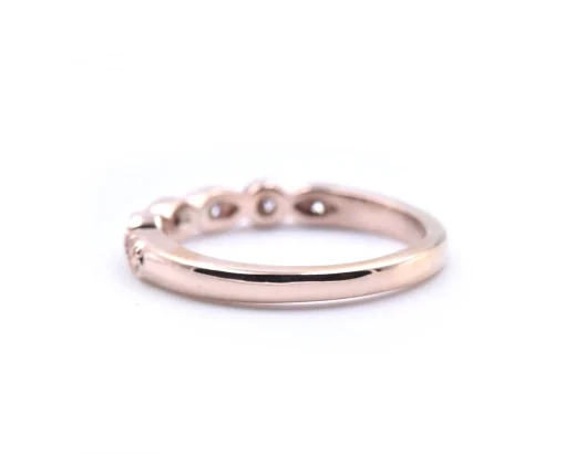 14k Rose Gold Diamond Wedding Band
