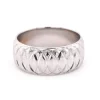 14k Two Tone Gold Men's Wedding Band